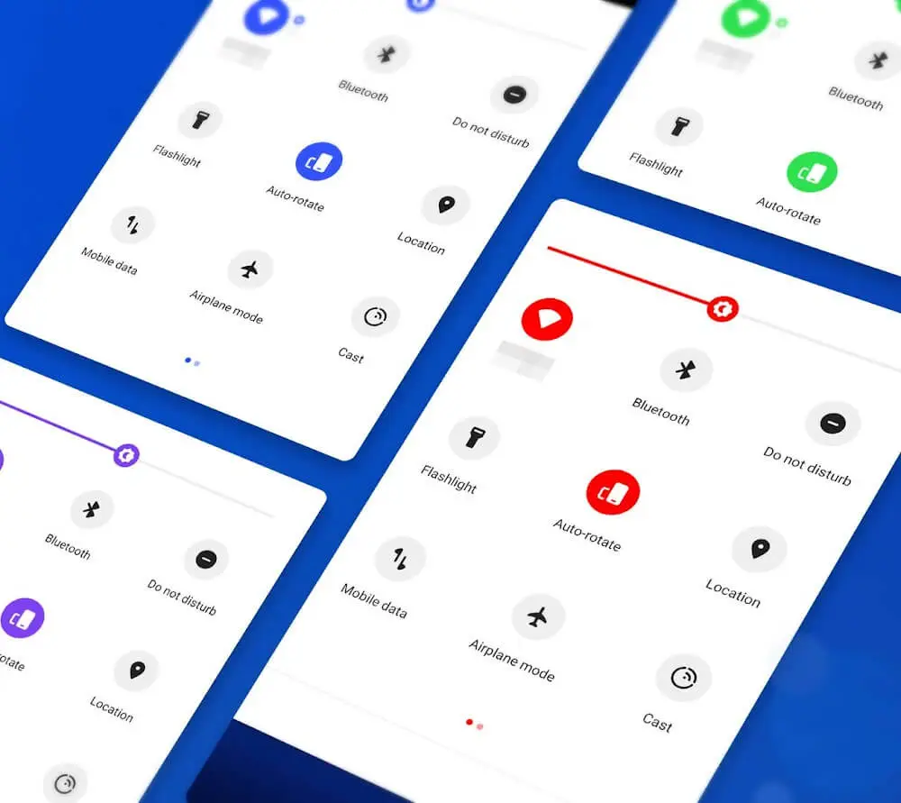 Screenshot of the Flux White - Substratum Theme app