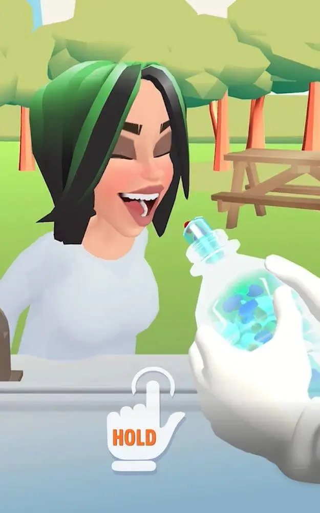 Screenshot of the Frozen Honey app