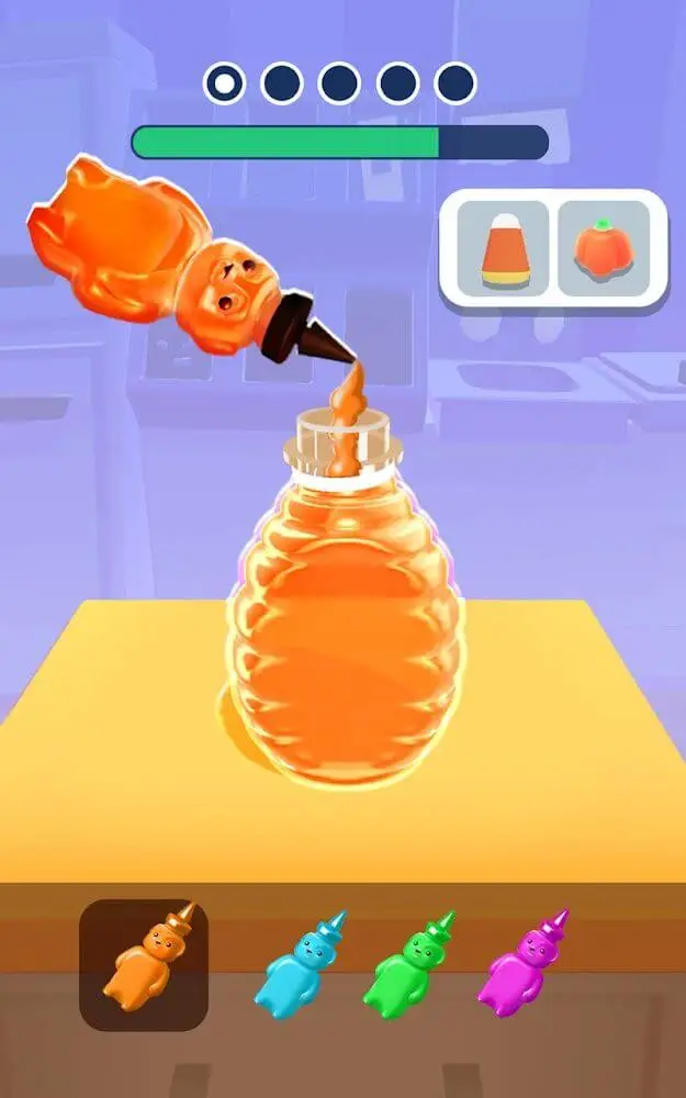 Screenshot of the Frozen Honey app