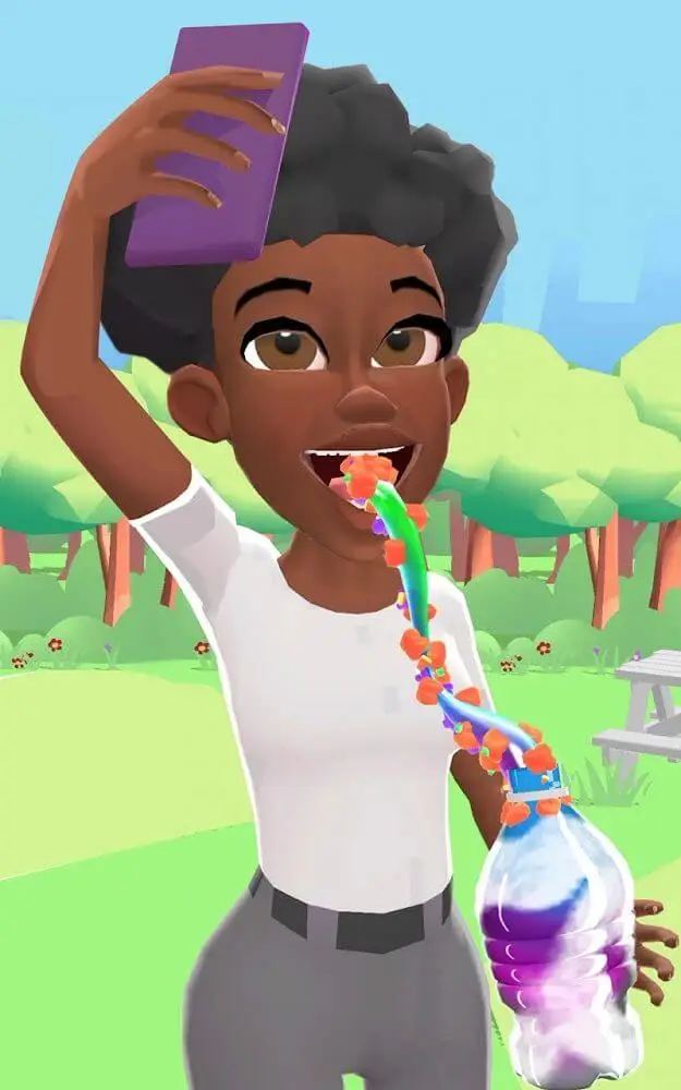 Screenshot of the Frozen Honey app