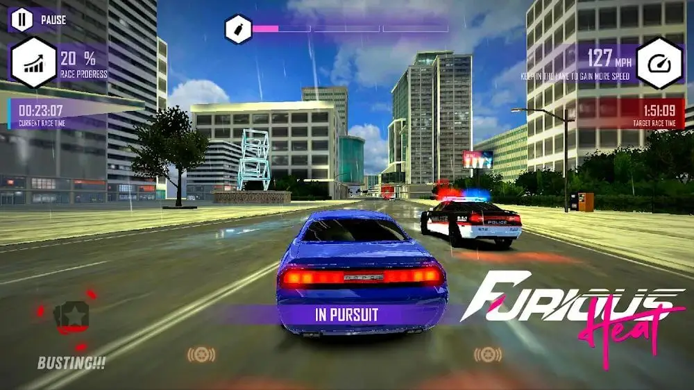 Screenshot of the Furious: Heat Racing game