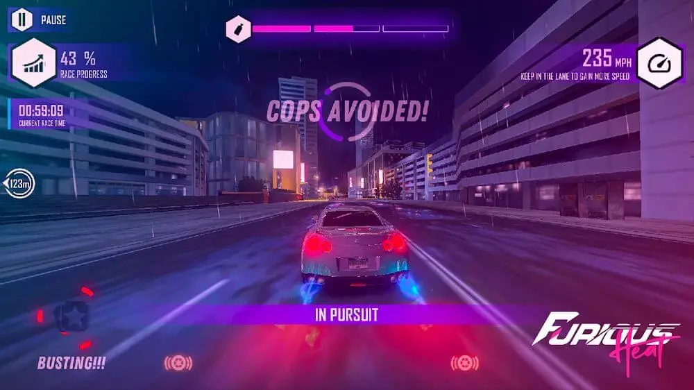 Screenshot of the Furious: Heat Racing game