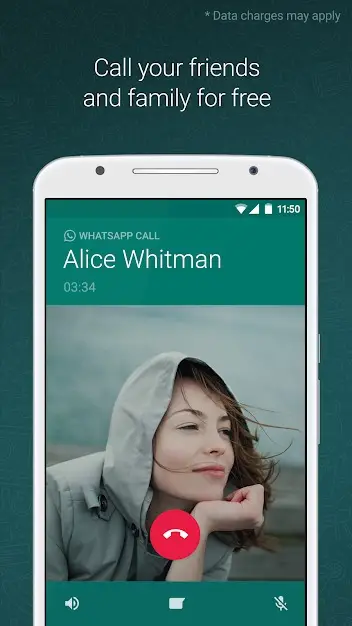 Screenshot of the GB WhatsApp app