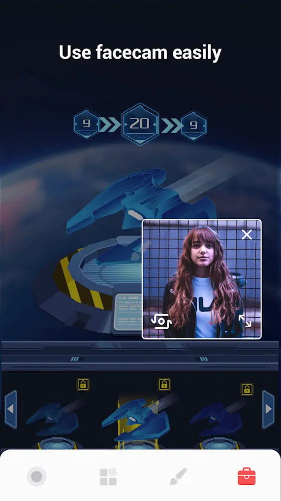 Screenshot of the GU Recorder app