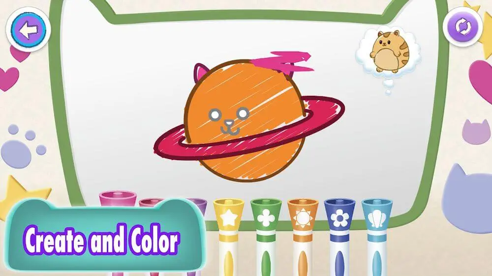 Screenshot of the Gabbys Dollhouse game
