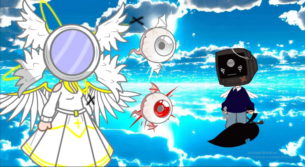 Screenshot of the Gacha Glitch game