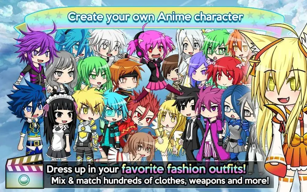 Screenshot of the Gacha Studio game