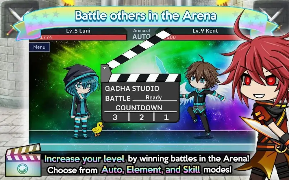 Screenshot of the Gacha Studio game