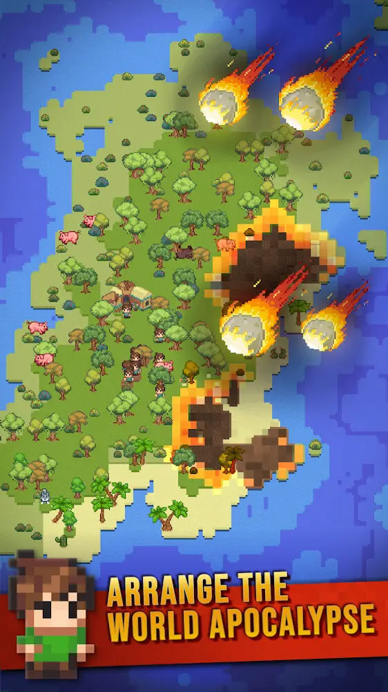 Screenshot of the Galactory - Sandbox God Simulator app