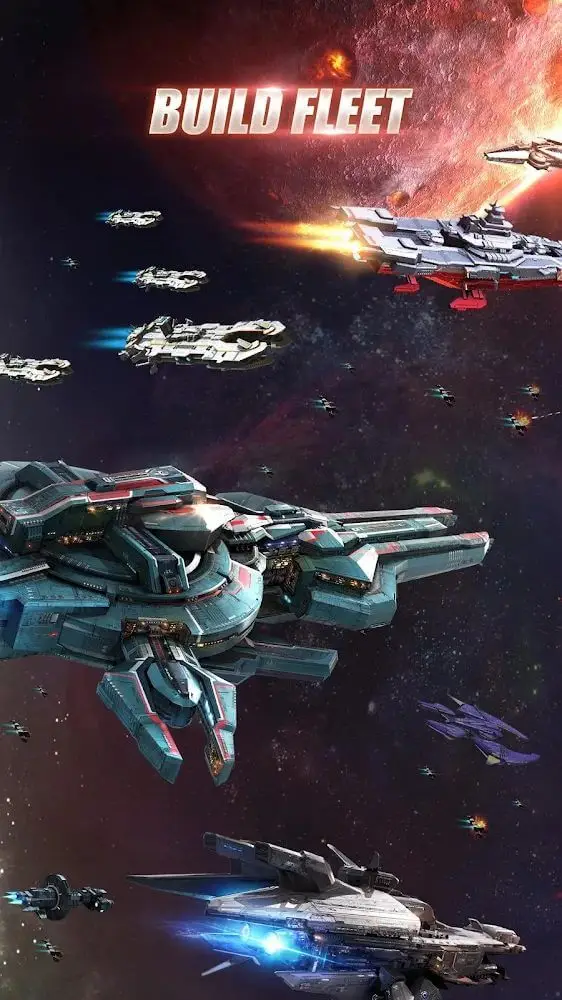 Screenshot of the Galaxy Battleship app