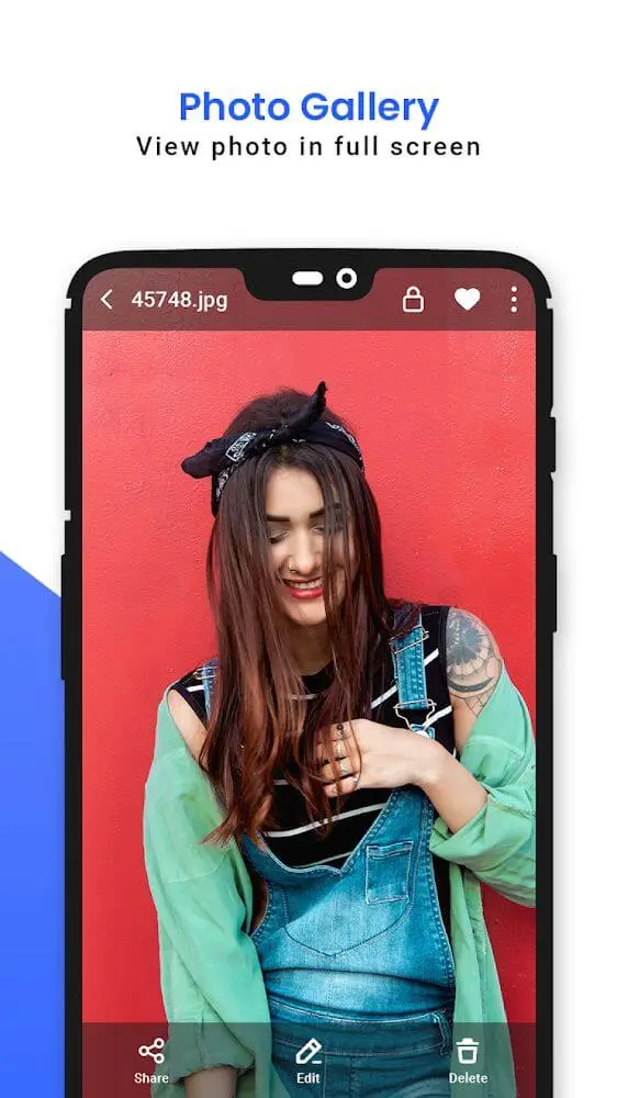 Screenshot of the Gallery: Photo Album Organizer app