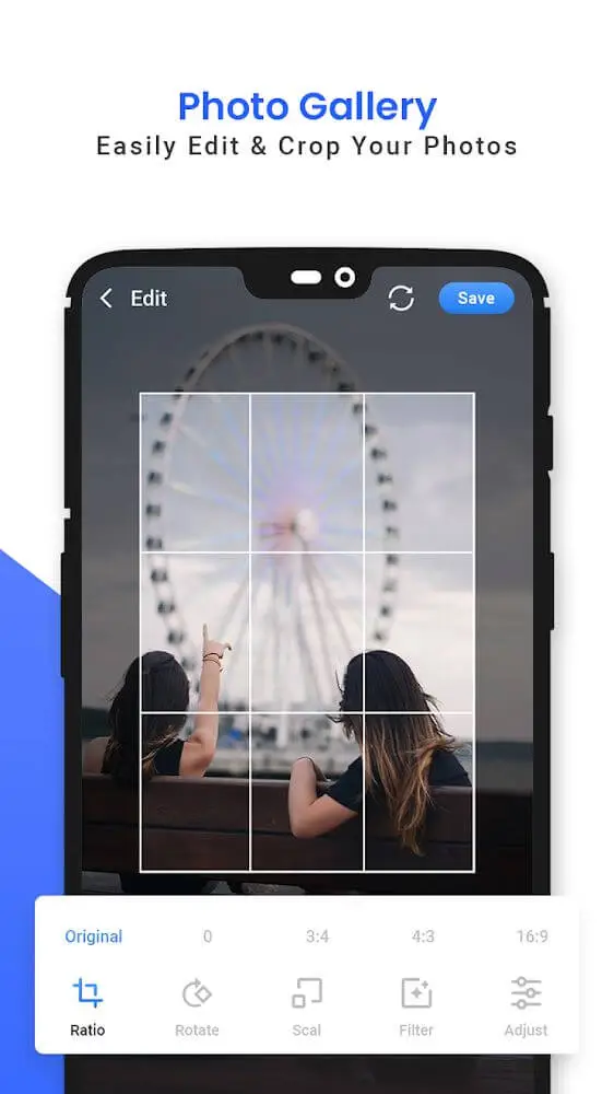 Screenshot of the Gallery: Photo Album Organizer app