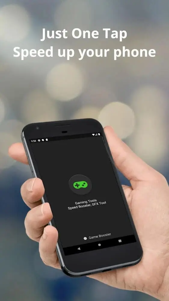 Screenshot of the Game Booster 4x Faster app