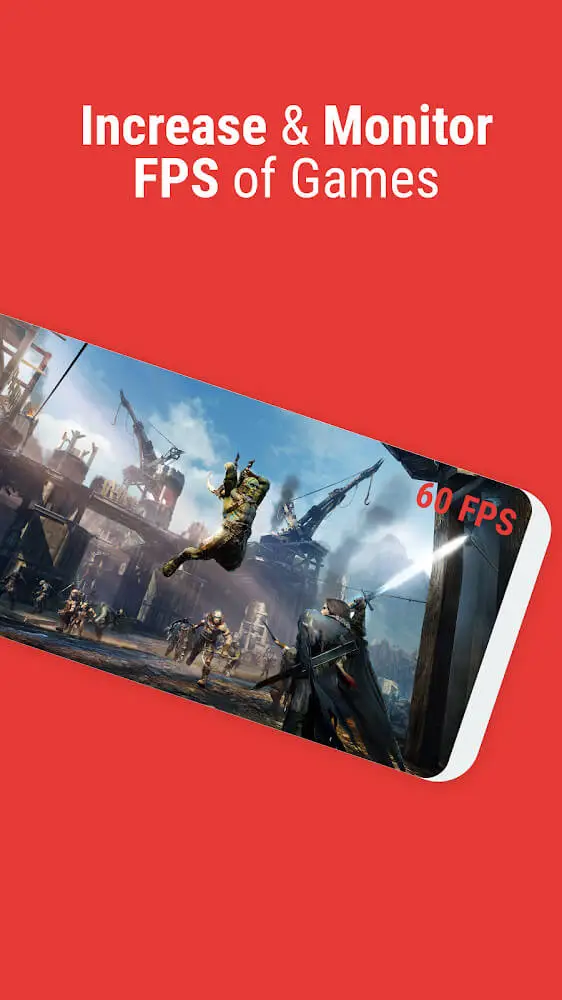 Screenshot of the Game Booster Launcher app