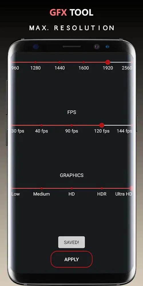 Screenshot of the Game Booster VIP app