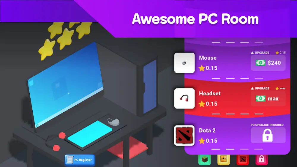 Screenshot of the Game Studio Creator game