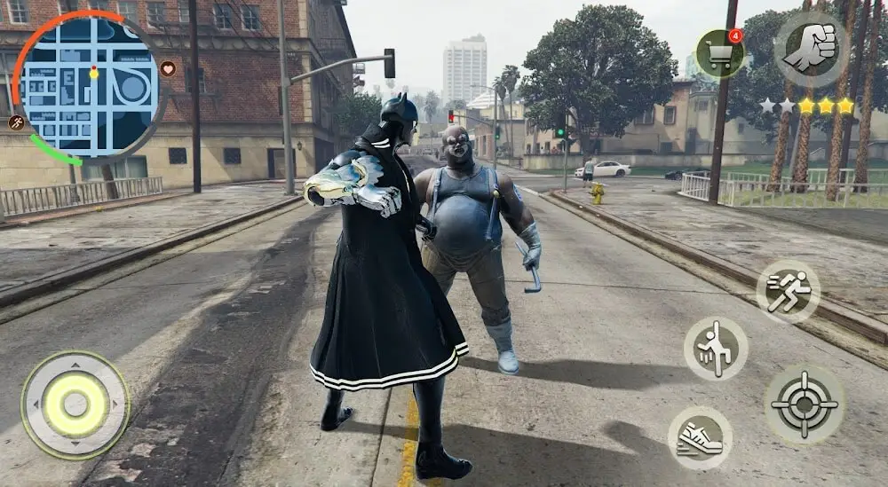 Screenshot of the Gangster Crime: Dark Knight game