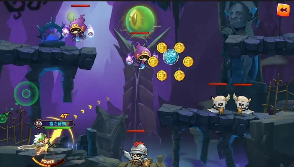 Screenshot of the Genki Heroes game