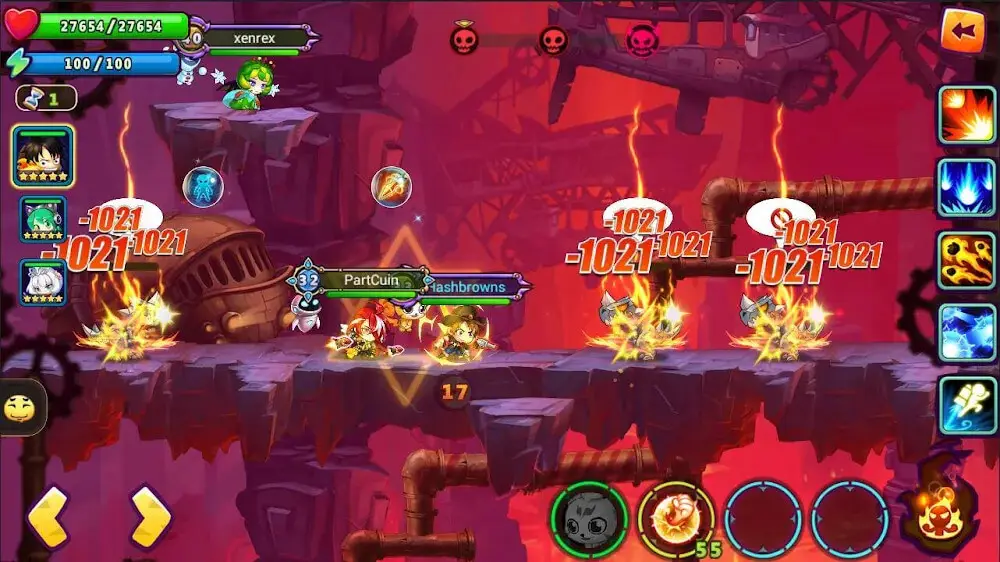 Screenshot of the Genki Heroes game