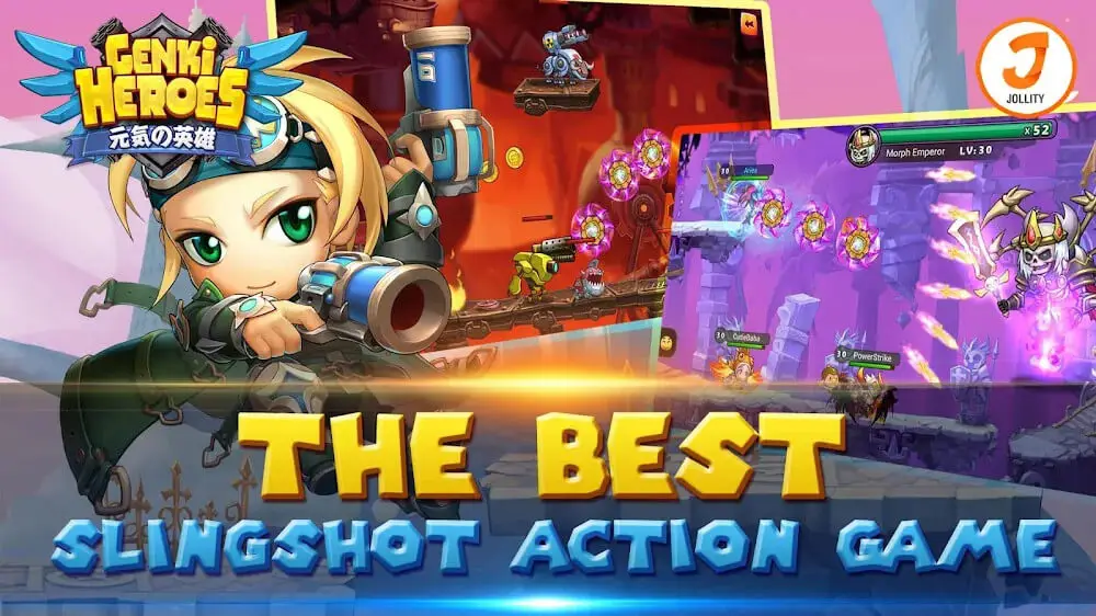Screenshot of the Genki Heroes game