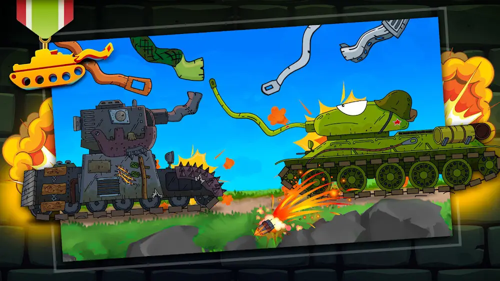 Screenshot of the Gerand - bent barrels game
