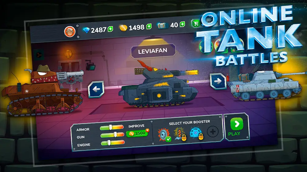 Screenshot of the Gerand - bent barrels game