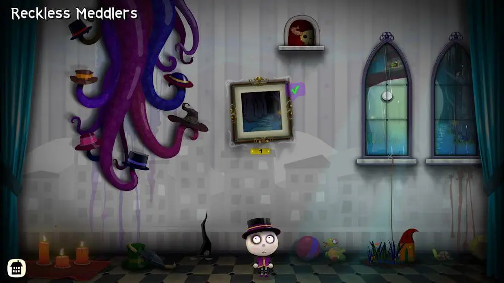 Screenshot of the Ghosts and Apples Mobile game