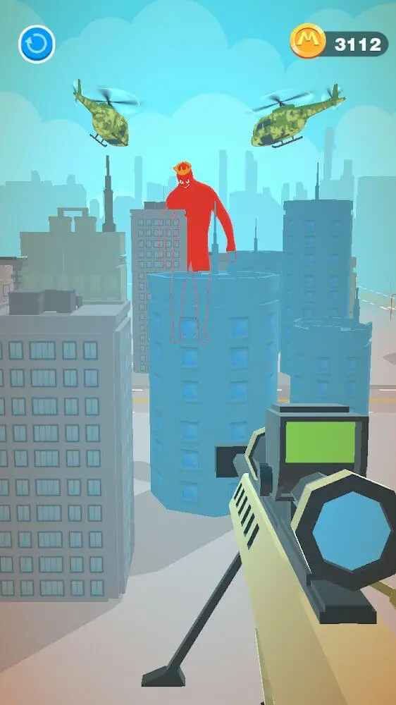 Screenshot of the Giant Wanted app