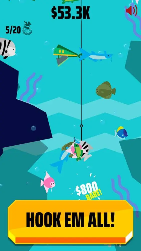 Screenshot of the Go Fish! app
