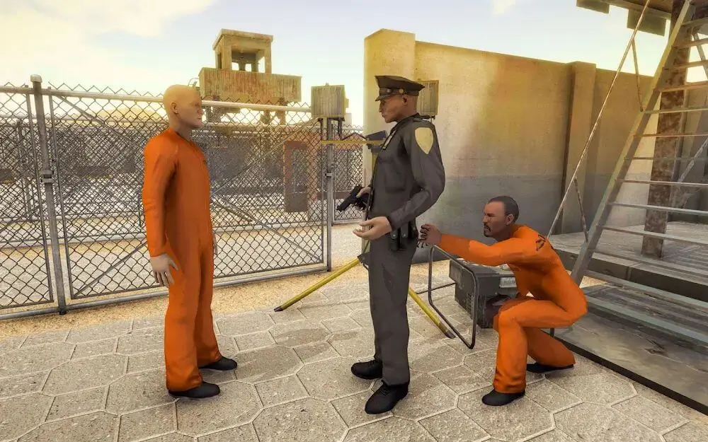 Screenshot of the Grand Prison Escape 3D game