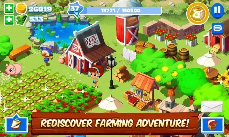 Screenshot of the Green Farm 3 game