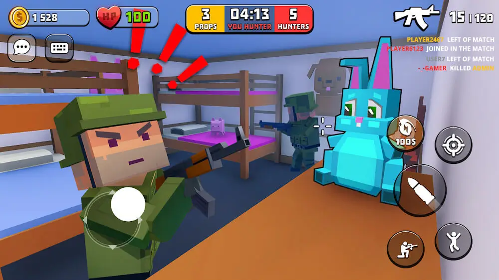 Screenshot of the H.I.D.E game