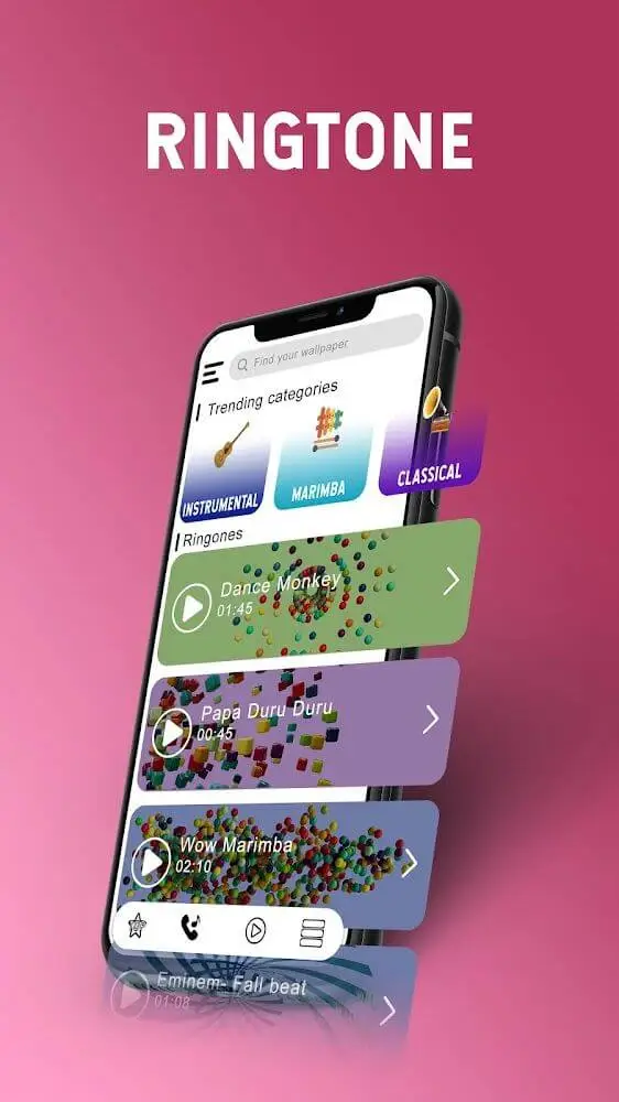 Screenshot of the HD Wallpapers game