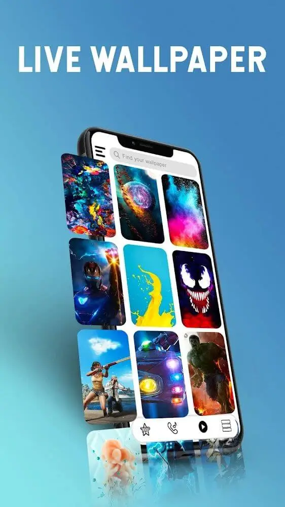 Screenshot of the HD Wallpapers game
