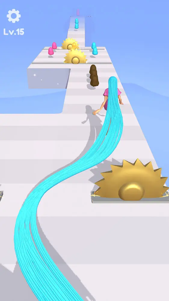 Screenshot of the Hair Challenge app