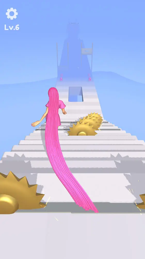 Screenshot of the Hair Challenge app