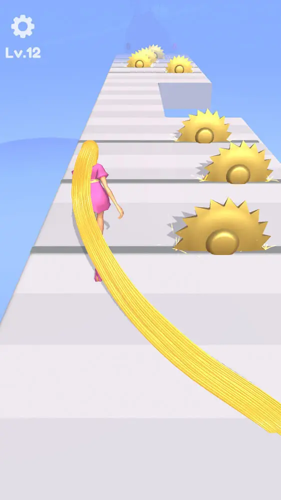 Screenshot of the Hair Challenge app