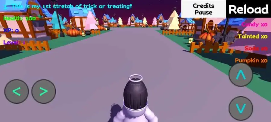 Screenshot of the Halloween Night Gacha game