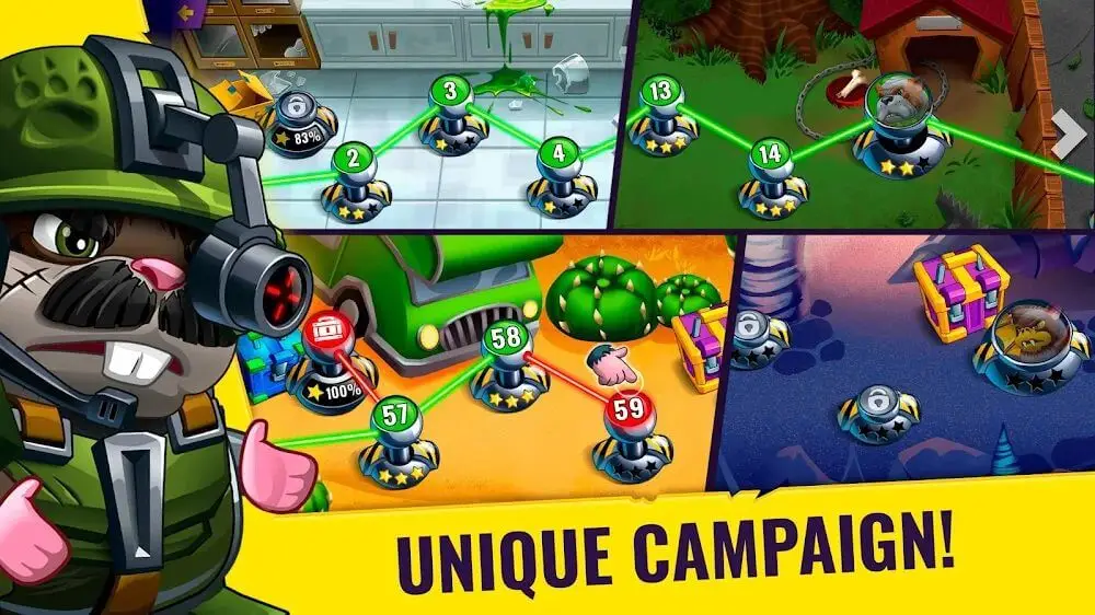 Screenshot of the Hamsters game