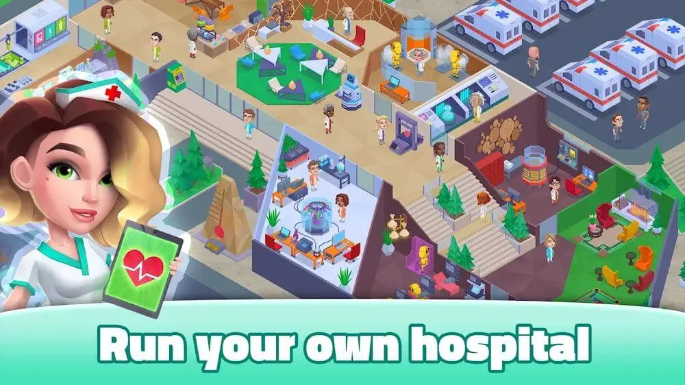 Screenshot of the Happy Clinic game