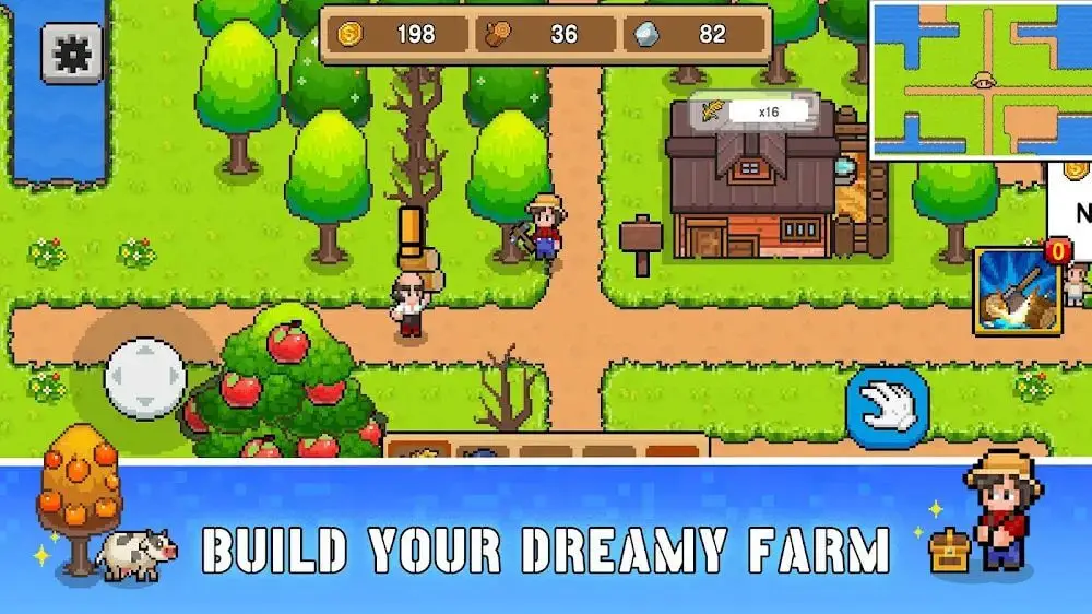 Screenshot of the Harvest Valley game