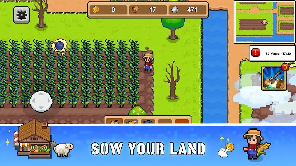 Screenshot of the Harvest Valley game