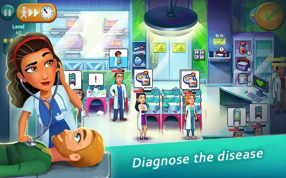 Screenshot of the Heart's Medicine game