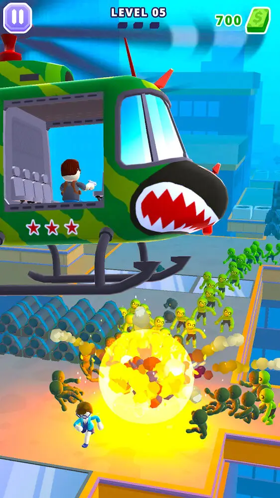 Screenshot of the Helicopter Escape 3D app