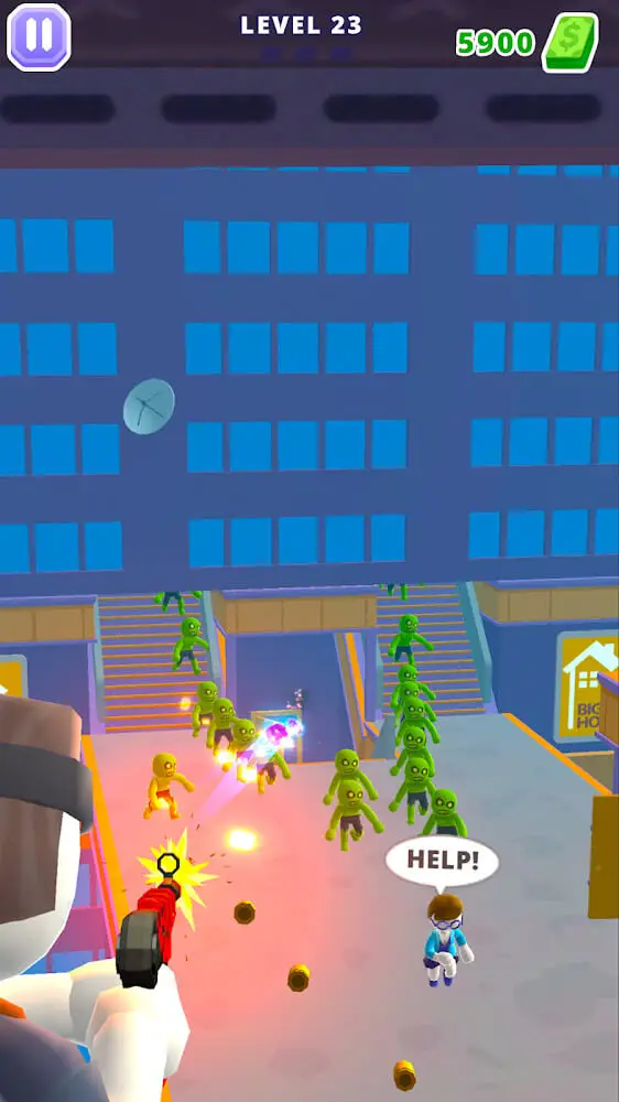 Screenshot of the Helicopter Escape 3D app