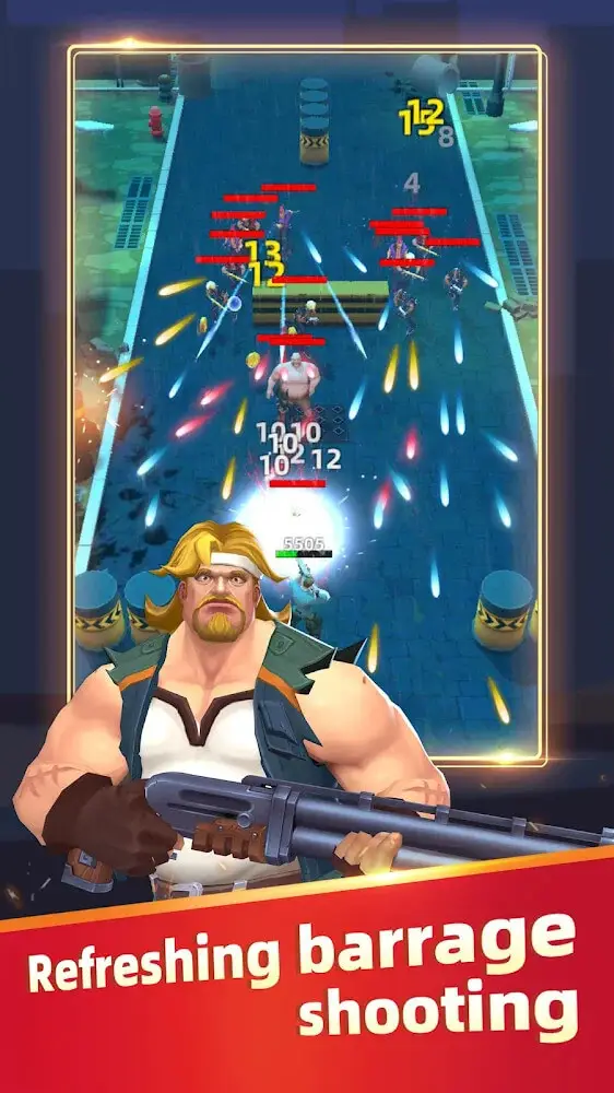 Screenshot of the Hero Shooter app