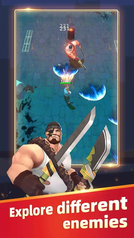 Screenshot of the Hero Shooter app