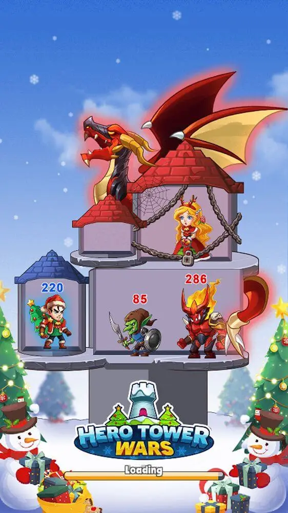 Screenshot of the Hero Tower Wars app