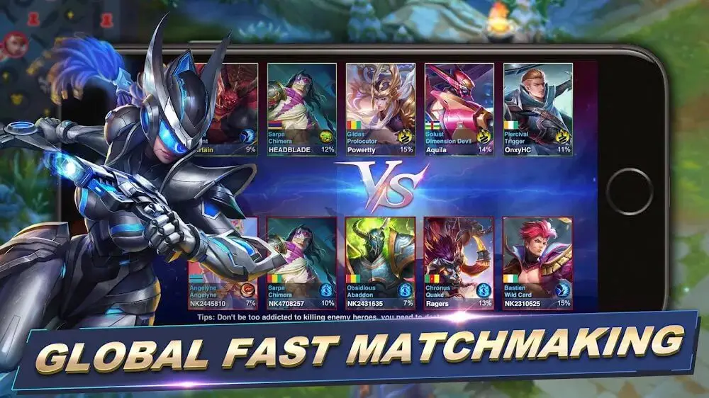 Screenshot of the Heroes Arena game