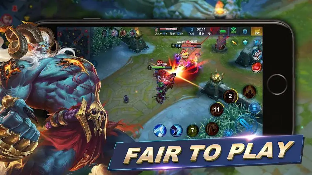 Screenshot of the Heroes Arena game
